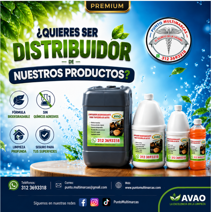 AVAO Desengrasante para Tapicería