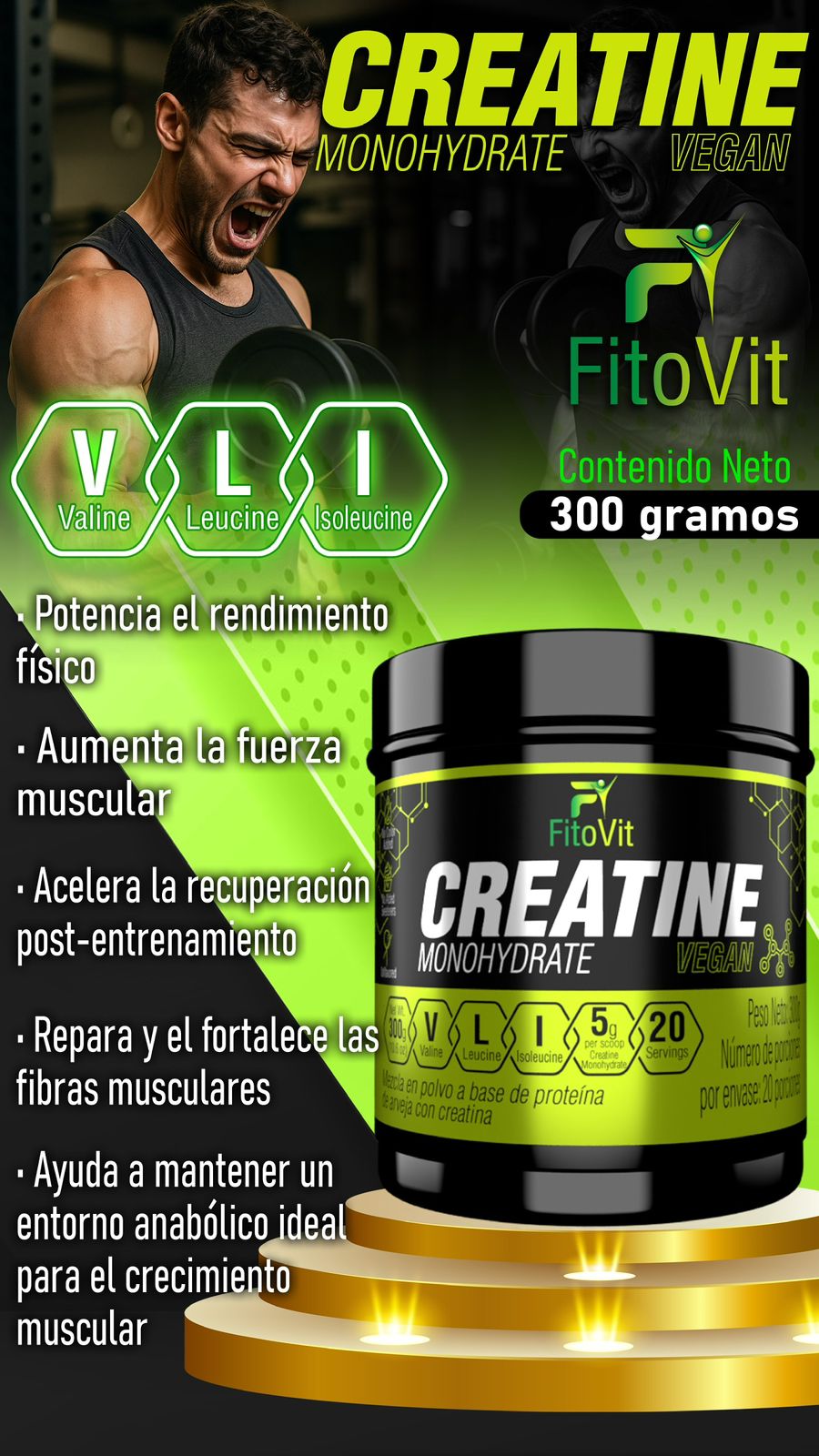 Creatine Monohydrate Vegan