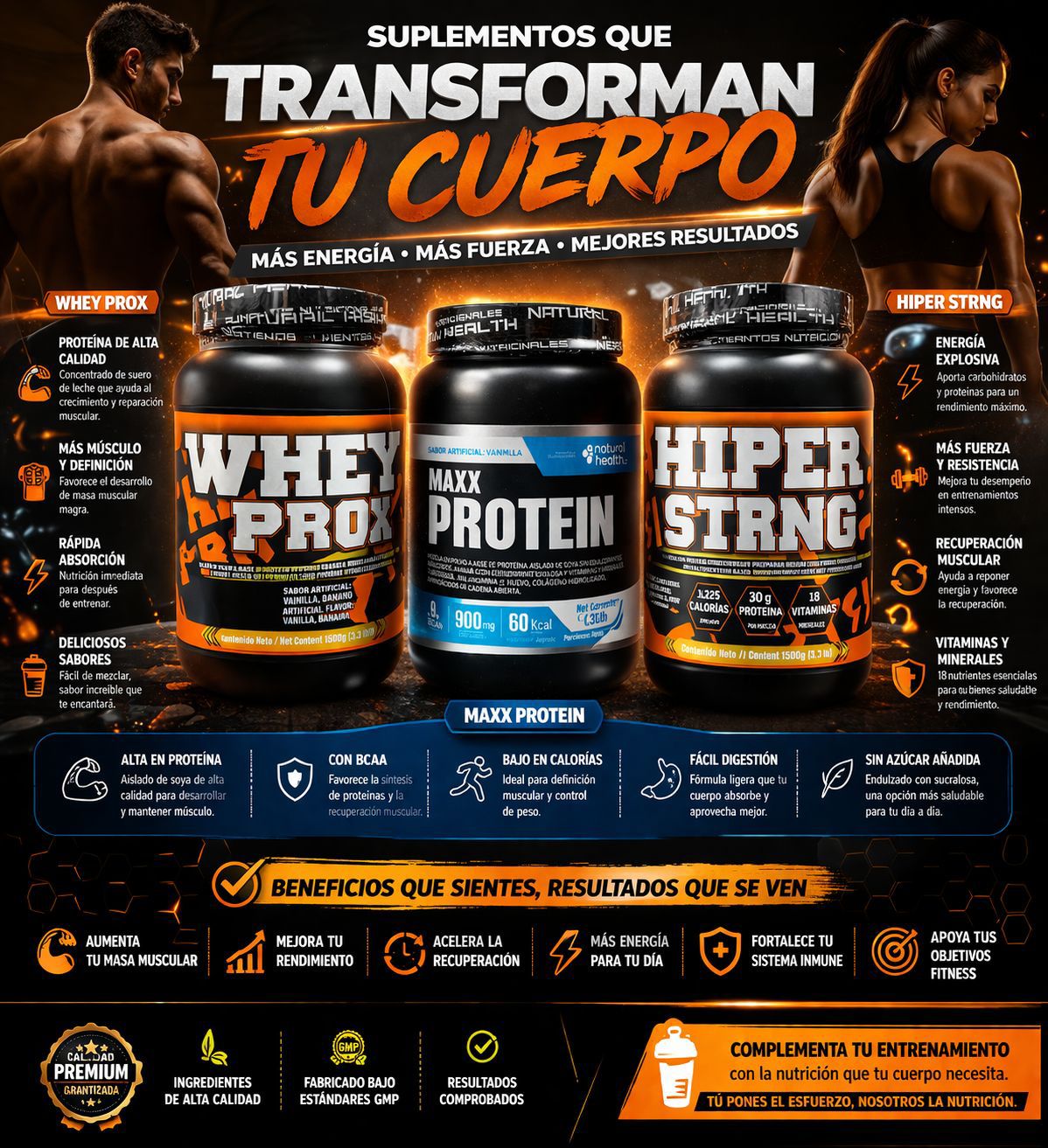 Línea Proteínas Premium