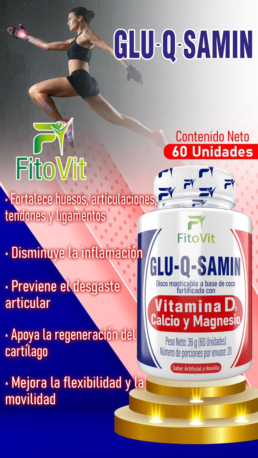 Glu-Q-Samin Glucosamina