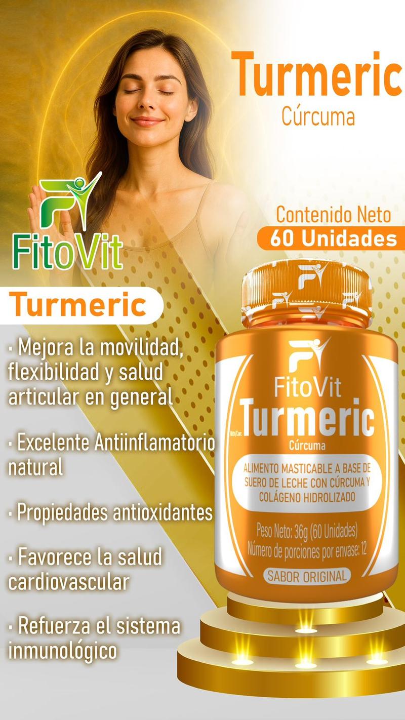 Turmeric Cúrcuma 60 Und.