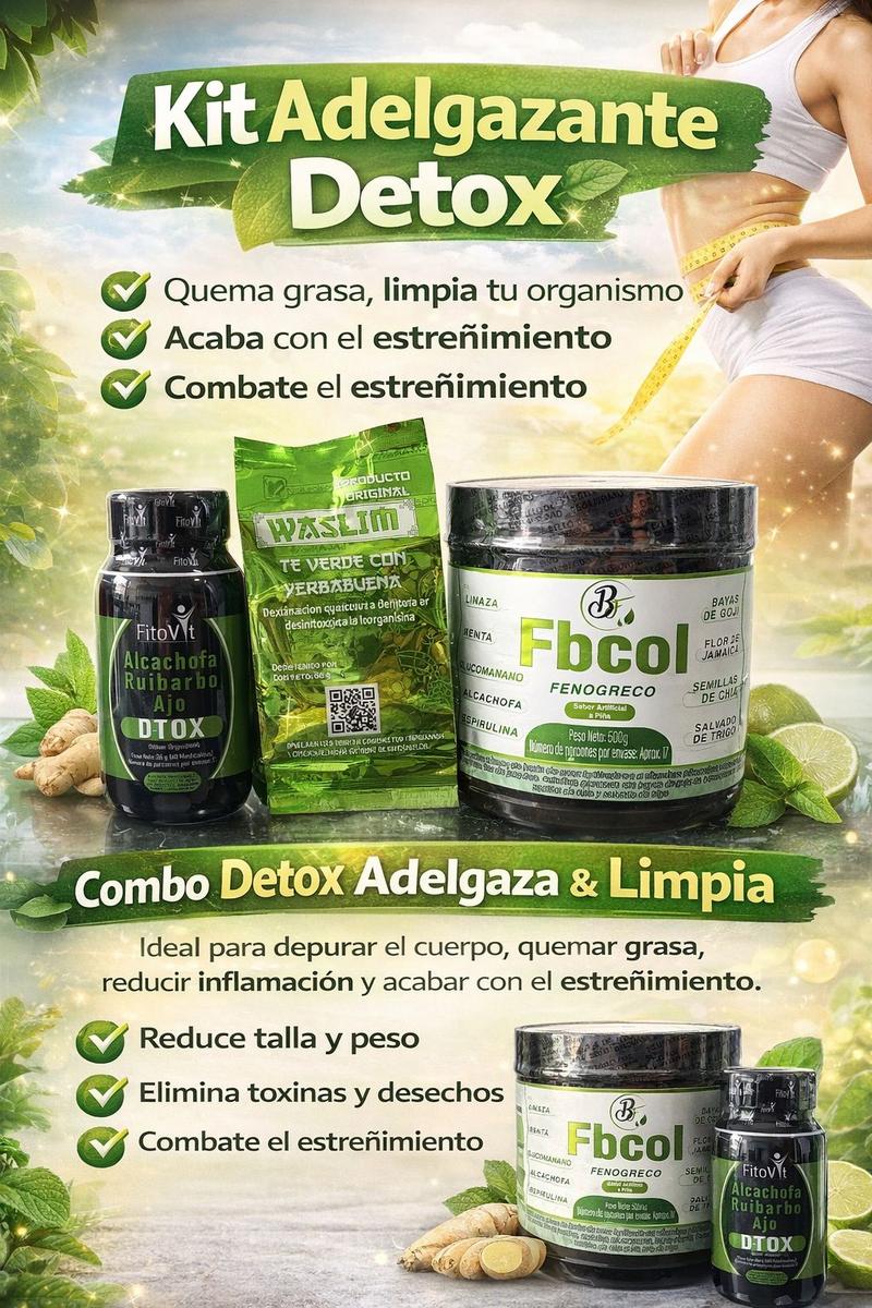 Kit Adelgazante Detox