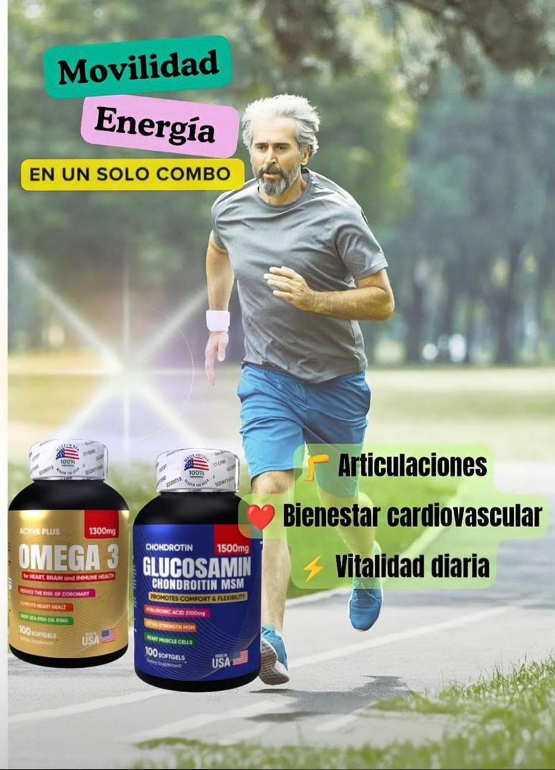 Combo Omega 3 + Glucosamina
