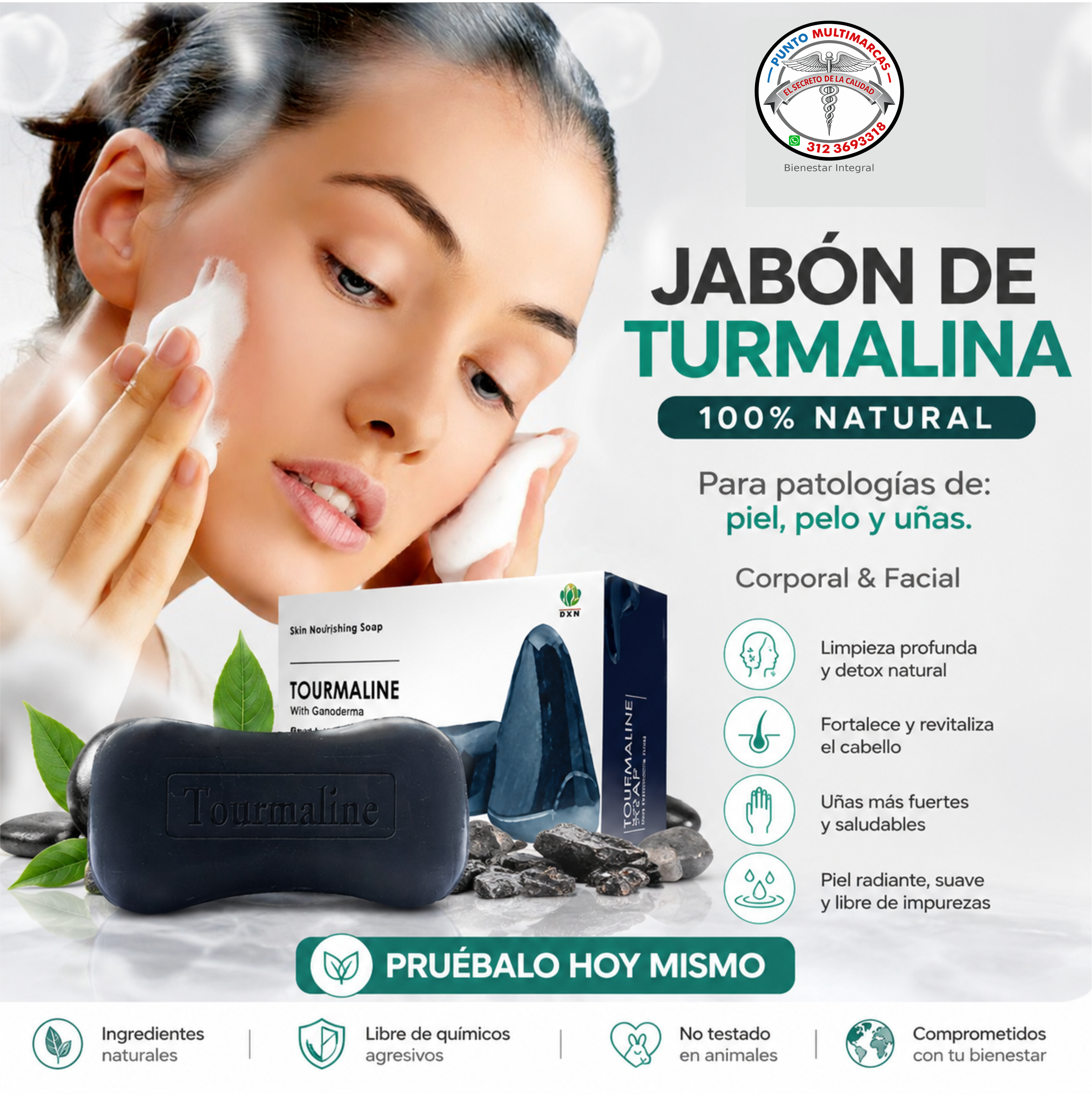 Jabón de Turmalina